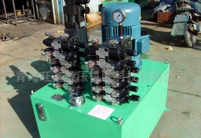 青島旺鑫生產[塑料機械液壓站、快速換網液壓站、三輥液壓站]